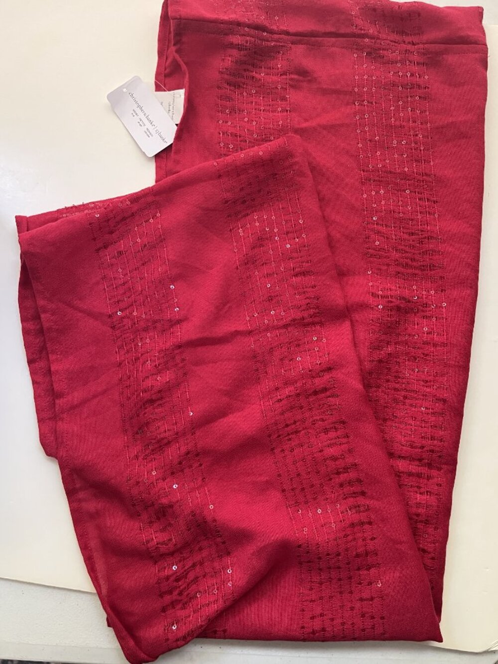 Christopher & Banks Red Infinity Scarf